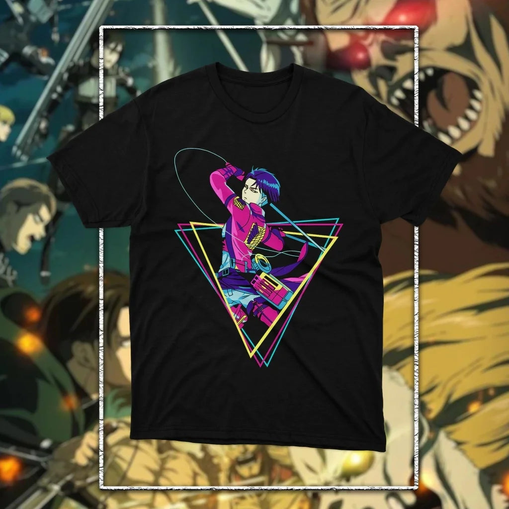 Attack on Titan: Graphic Printed T-shirt Men's and Women's T-shirt Men's Top Sports T-shirt 2026 Summer New