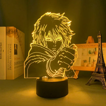 Vinland Saga: Led Lamp Thorfinn Karlsefni Figure for Kid Bedroom Decor Friend Birthday Gift 3d Light Manga Vinland Saga