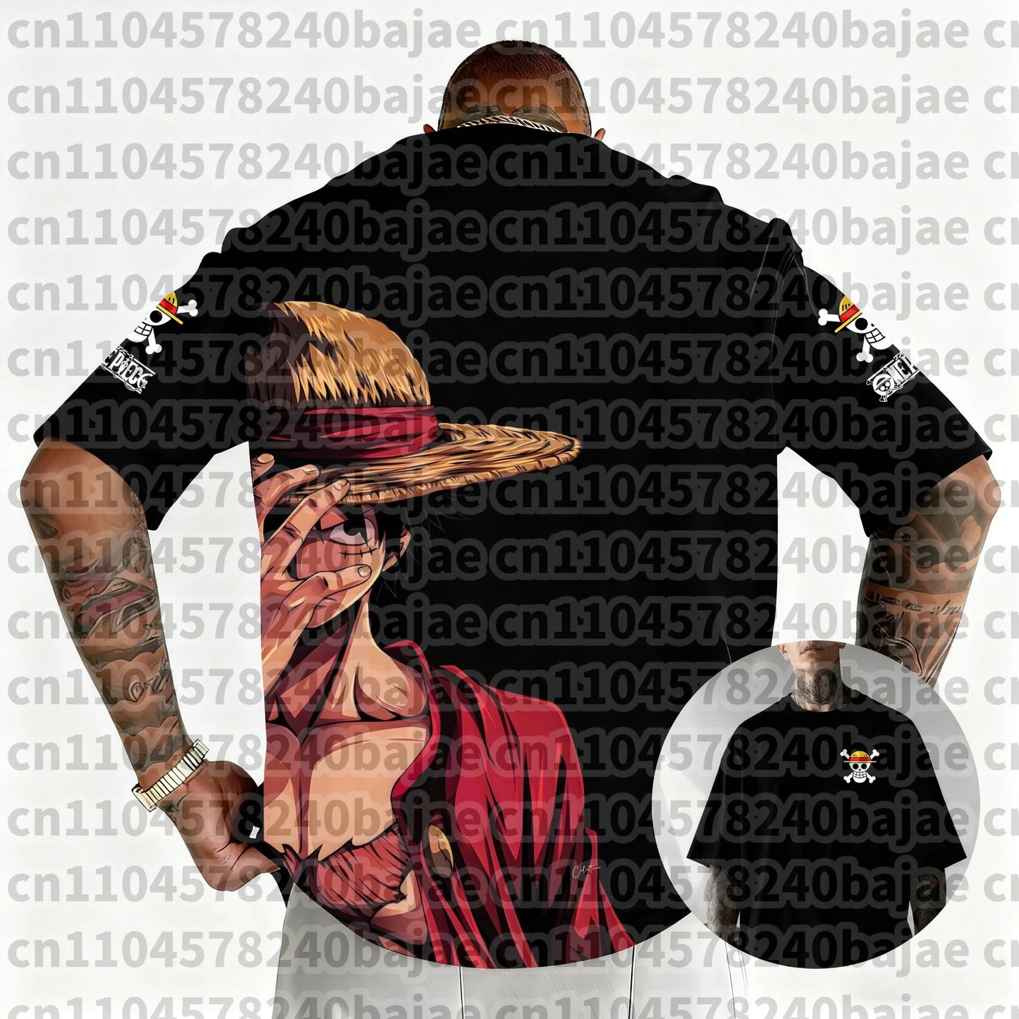 2026 One Piece Japanese Anime Printed Men's T-Shirt Roronoa Zoro Harajuku Short Sleeve Luffy T-shirt Clothing Y2k Top Tee Unisex