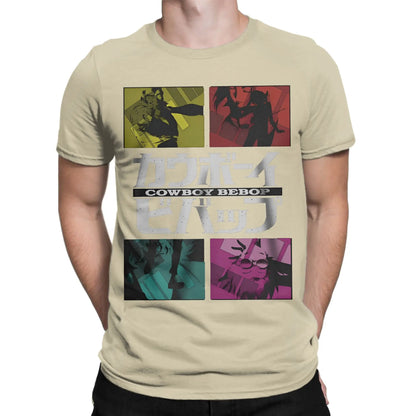 Cowboys Bebop: Anime Accessories Unisex T Shirts 100% Cotton Tee Graphic Printed  T-shirt Clothing