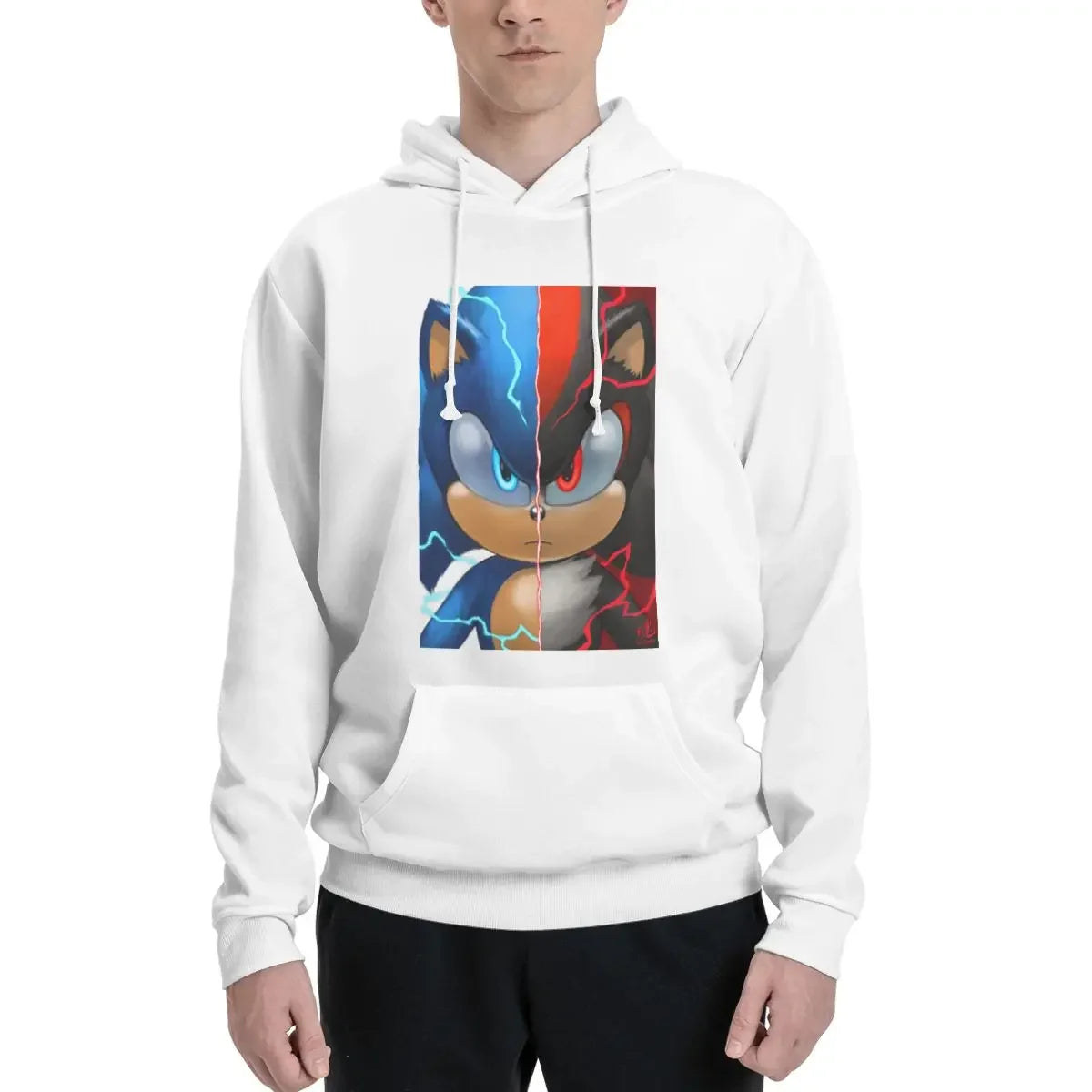 Sonic the Hedgehog: Shadow Hoodies Men Women Casual Pullover Sweatshirt Fashion Long Sleeve Clothing Autumn Winter