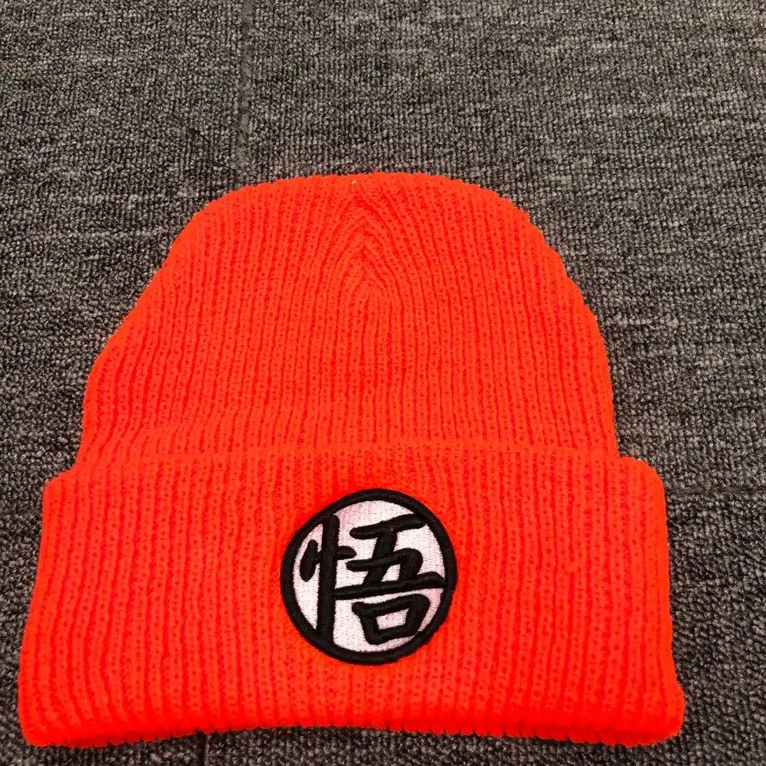 Dragon Ball: Knitted Warm Winter Hats For Solid Hip-hop Casual Cuffed Beanies Bonnet