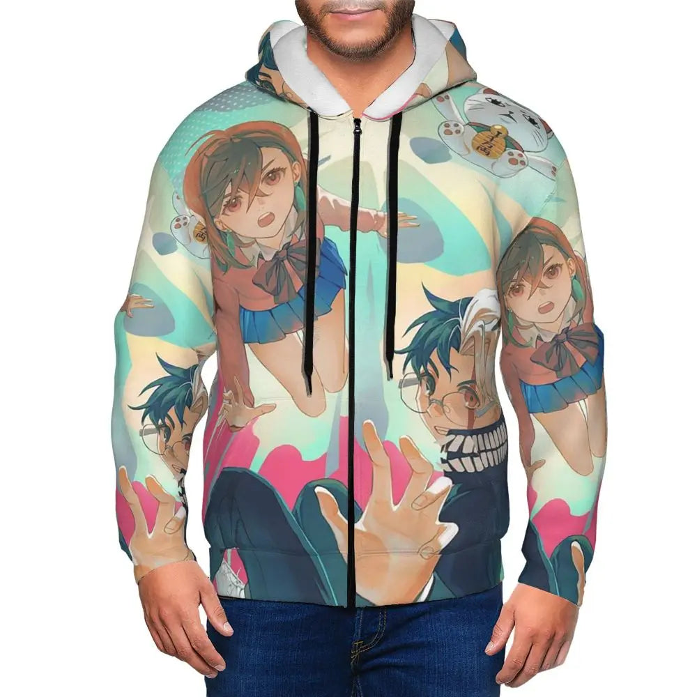 Dandadan: Zipper Hoodies Hip Hop Pullover Autumn Winter Men Women Sweatshirts Long Sleeve Tops