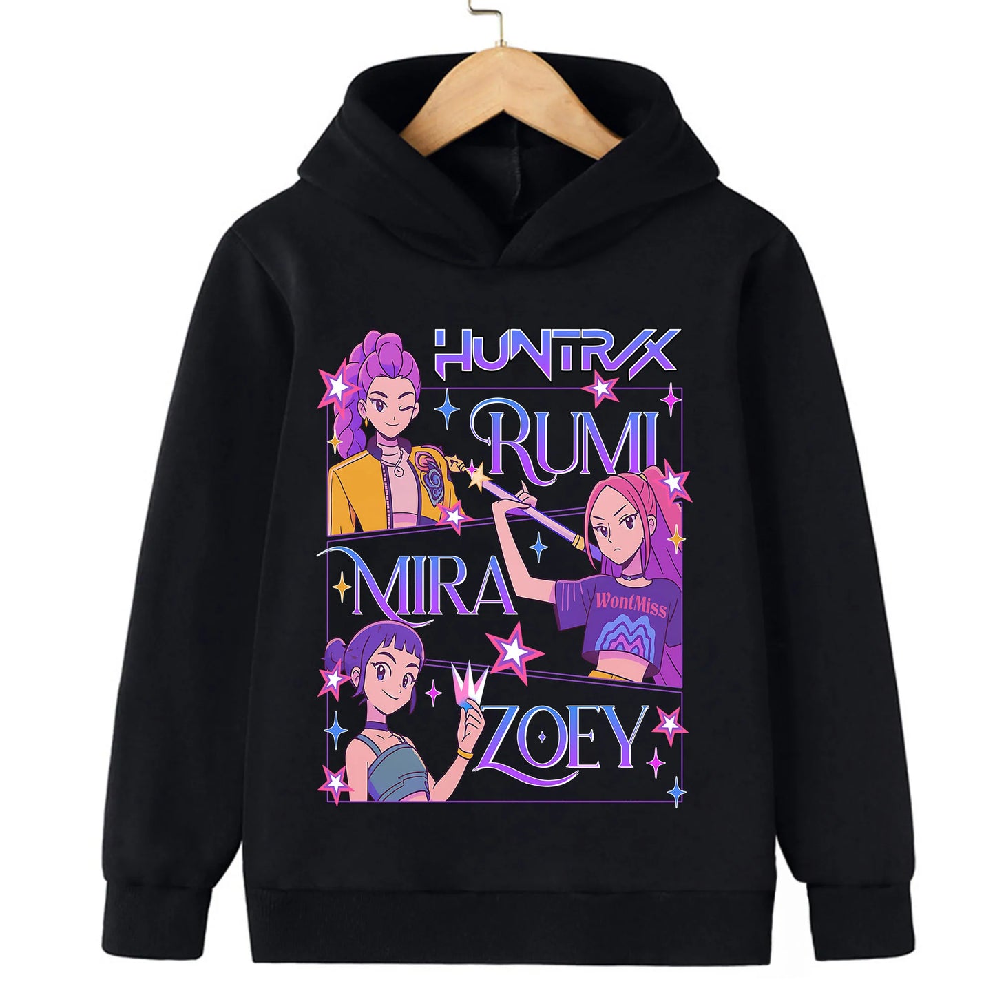 KPop Demon Hunters : Toddler Girl Clothes Demon Hunters Fashion Hoodie Clothes Child Girl Movie New Sweatshirts Casual Tops