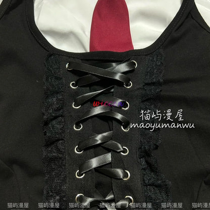 Death Note:Misa Cosplay  Misa Amane Cosplay Costume Daily Sexy Dress Subculture Necklace y2k jirai kei GothLoli Uniform Wig