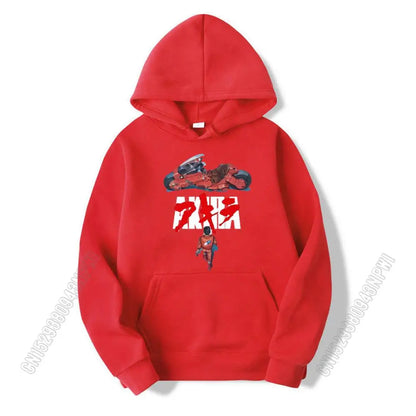 Akira: Synthwave Hoodie Sweatshirt 100% Hoodies Loose Fitness Style Hoody