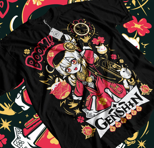 Genshin Impact T-Shirt,genshin impact,zhongli,Hu Tao,Anime,Manga,All Size