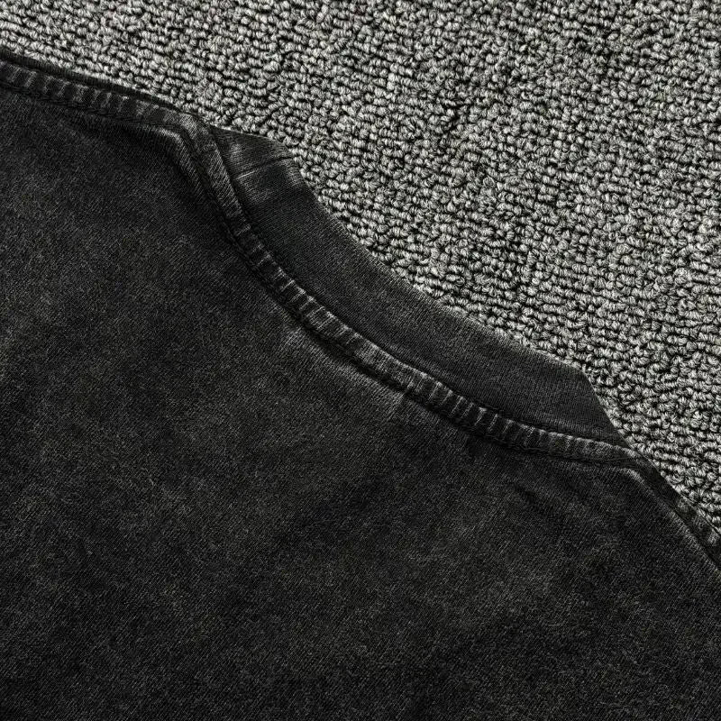 Dandadan: Manga Funny Graphic Print T-shirts Streetwear Hip Hop Harajuku Fashion Tees Retro Washed Cotton Washed Tops