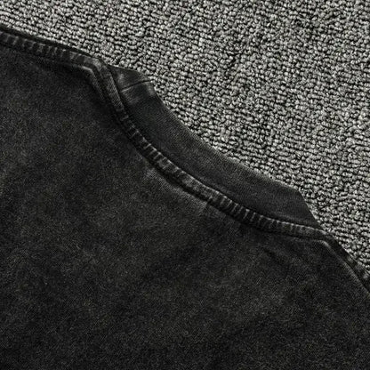 Dandadan: Manga Funny Graphic Print T-shirts Streetwear Hip Hop Harajuku Fashion Tees Retro Washed Cotton Washed Tops