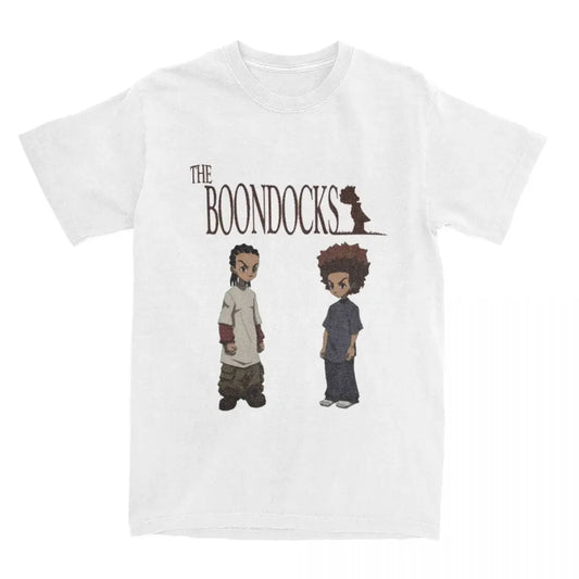 The Boondocks: Riley Huey Freeman T Shirt Stuff 100% Cotton Clothes Vintage Short Sleeve Tee Graphic Printing T-Shirt