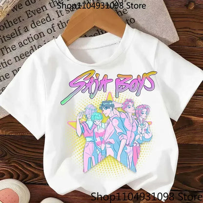 KPop Demon Hunters:Hasbro  Movie Series Summer Children's Cotton T-Shirt - Boys and Girls - Baby Soft and Cute Top