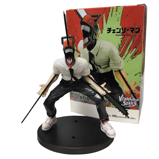 Chainsaw Man: Hot 18cm  Anime Figure Power Denji Action Figure PVC Chainsaw Man Power Figurine PVC Adult Collection Model Doll Toy