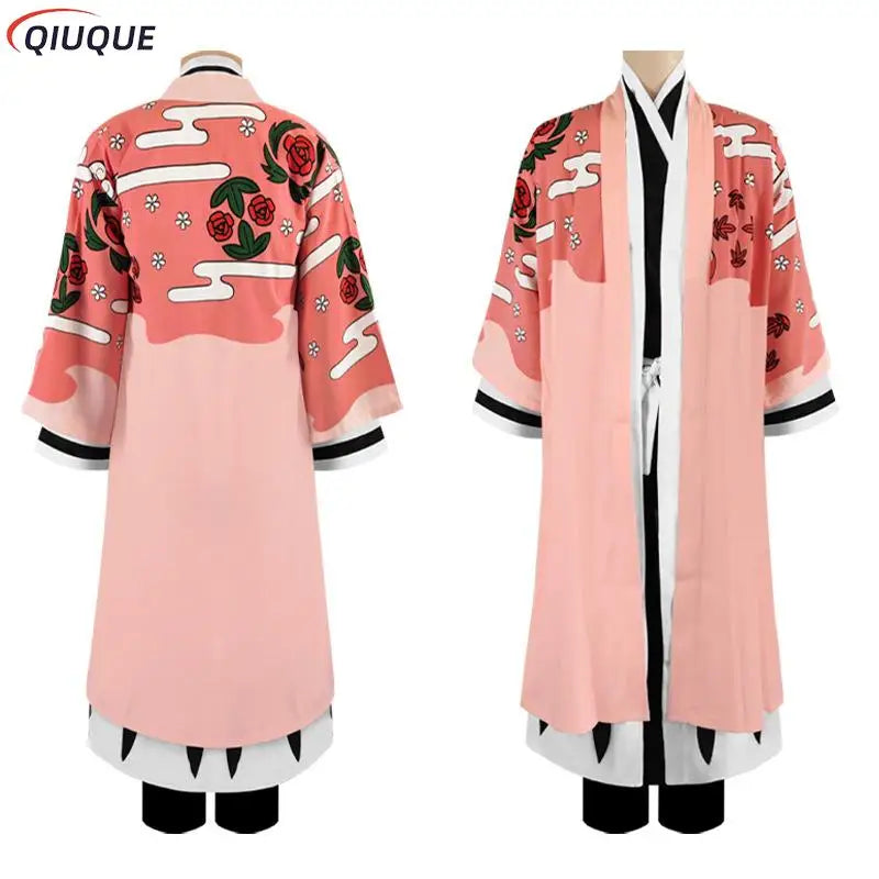 Bleach: Kyoraku Shunsui Cosplay- Thousand Year Blood War Arc Costume Wig Men Party Role Playing Uniform Clothes Outfit