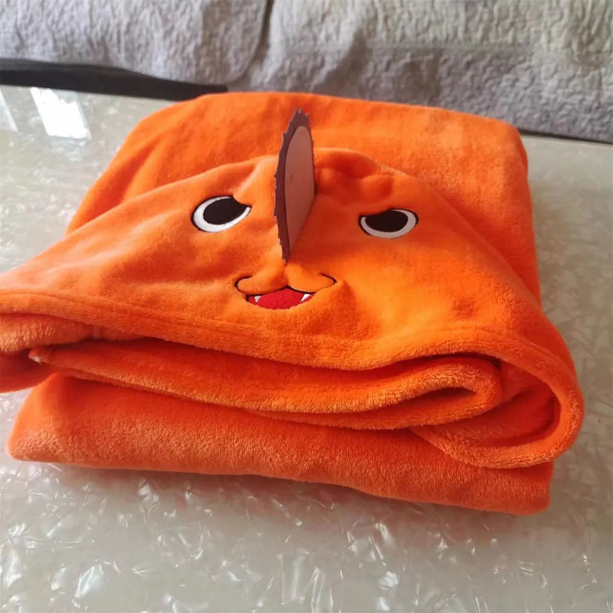 Chainsaw Man: High Quality Cute Pochita Cloak Plush Blanket Quanxi Props Kawaii