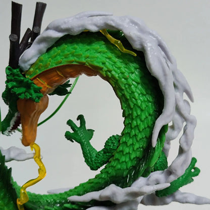 Dragon Ball: 24cm  Anime Figure Shenron Figure Goku And Shenron Figurine Model Pvc Statue Doll Collection Room Toy Gifts