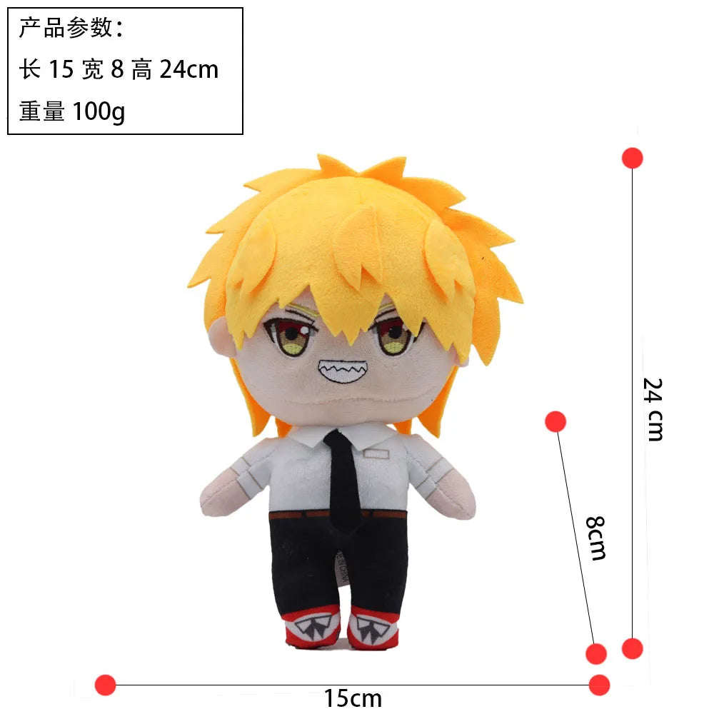Chainsaw Man: Makima Angel Devil Denji Reze Power Hayakawa Aki Higashiyama Kobeni Pochita Plush Doll Cartoon Stuffed Toy