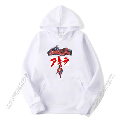Akira: Synthwave Hoodie Sweatshirt 100% Hoodies Loose Fitness Style Hoody