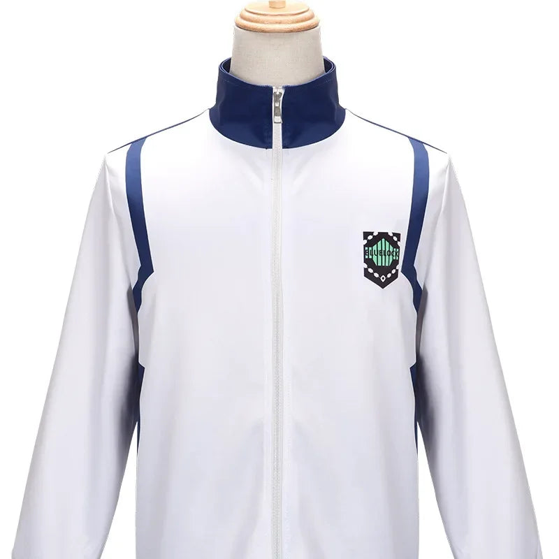 Anime Reo Nagi Bachira Isagi Chigir Cosplay Costume Full-Zip Pocket Sportswear Tracksuit Hoodie Reo Nagi Bachira Isagi Chigiri