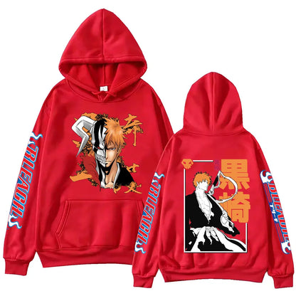 Bleach: Kurosaki Hoodie Harajuku Hip Hop Pullover Tops Fans Gift