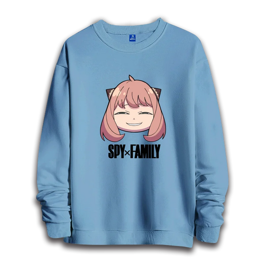 Spy x Family: anime sweatshirts  women's round neck top couple round neck hoodie couple loose casual fashion