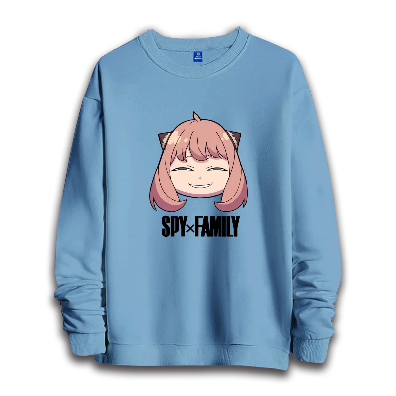 Spy x Family: anime sweatshirts  women's round neck top couple round neck hoodie couple loose casual fashion