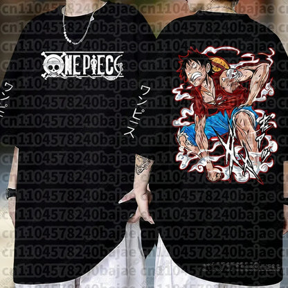 One Piece: Monkey D Luffy Anime T Shirt Men Women Summer Cotton Short Sleeve Tee Cartoon Print Streetwear Casual Graphic Top 2026