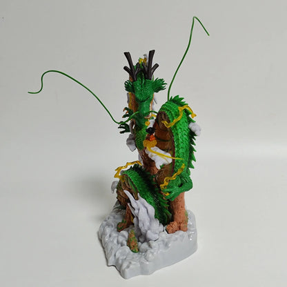 Dragon Ball: 24cm  Anime Figure Shenron Figure Goku And Shenron Figurine Model Pvc Statue Doll Collection Room Toy Gifts