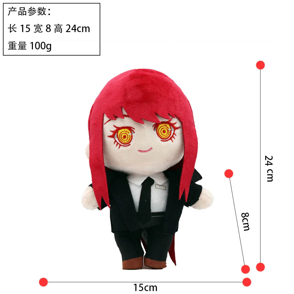 Chainsaw Man: Makima Angel Devil Denji Reze Power Hayakawa Aki Higashiyama Kobeni Pochita Plush Doll Cartoon Stuffed Toy