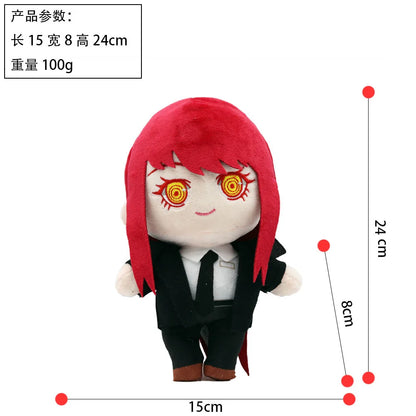 Chainsaw Man: Makima Angel Devil Denji Reze Power Hayakawa Aki Higashiyama Kobeni Pochita Plush Doll Cartoon Stuffed Toy