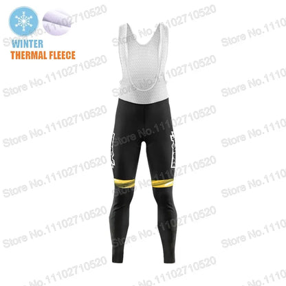 YOWAMUSHI PEDAL:Cycling Jersey 2025 Set Team Long Sleeve Cycling Clothing Bike Thermal Jacket Suit Pants Bib MTB Ropa Maillot