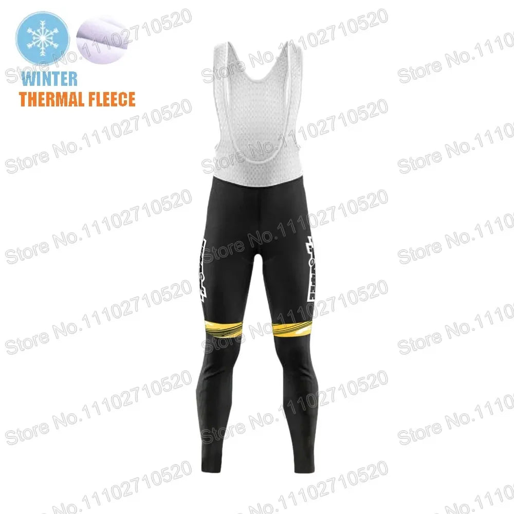 YOWAMUSHI PEDAL:Cycling Jersey 2025 Set Team Long Sleeve Cycling Clothing Bike Thermal Jacket Suit Pants Bib MTB Ropa Maillot