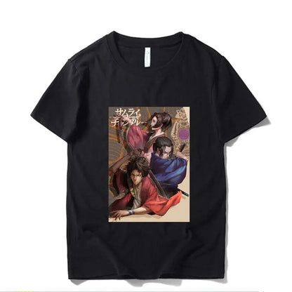 Samurai Champloo: Kasumi Fuu Mugen Jin Printed Unisex T-Shirts 100% Cotton