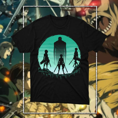 Attack on Titan: Graphic Printed T-shirt Men's and Women's T-shirt Men's Top Sports T-shirt 2026 Summer New