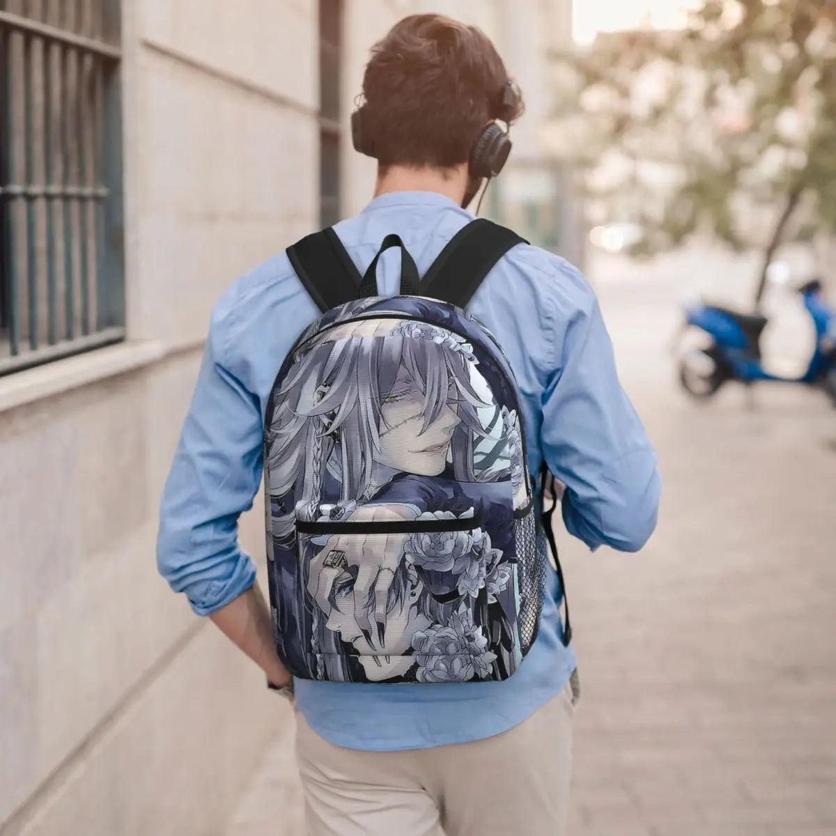Black Butler: Undertaker Backpack Boys Girls BookBag Children School Bag Laptop Shoulder Bags for Men Women