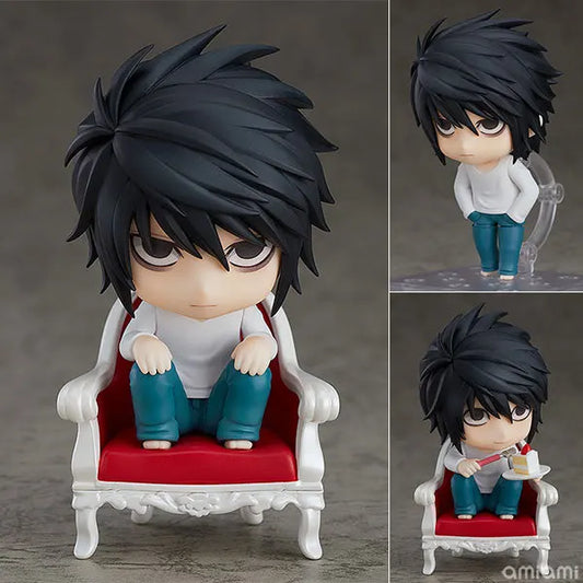 Death Note:10CM  L 1160# Yagami Light Death Note 1200# action figure PVC toys collection anime cartoon model toys collectible