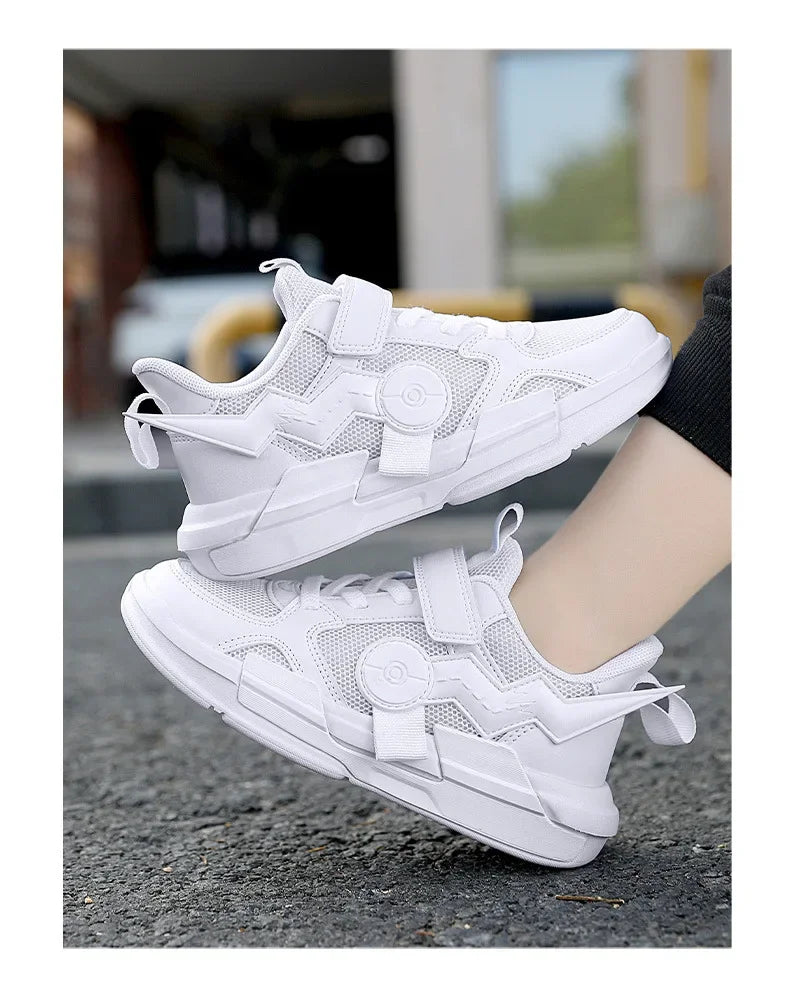 Pokemon: Pikachu  Children Cartoon Sports Shoes Fashion Anime Boy Girl Sneakers Student Casual Running Shoe Breathable Lightweight