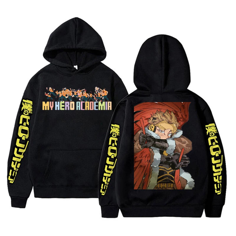 My Hero Academia: Hawks Hoodie For Men Women Winter Spring Fleece Sweatshirts Comfortable Casual Loose Hooded Streetwear