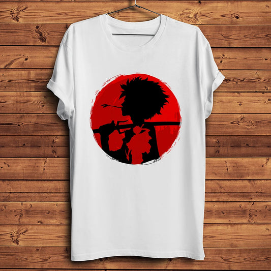 Samurai Champloo: Fuu Jin Mugen funny anime tshirt men white short sleeve casual homme t shirt unisex streetwear tee