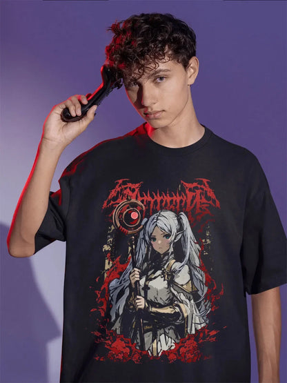 Frieren: Beyond Journey's End Fern Stark Girl Anime Gifts Shirt All Size