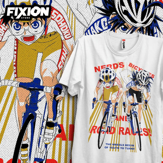 Yowamushi Pedal: T-shirt For  (blanca) – Nuevos Enero Manga Tee