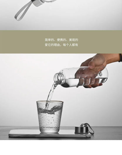 KPop Demon Hunters: Transparent Water Cup for Men Women Anime Cartoon Simple Cups Students Portable Fashion Water Bottle Gifts