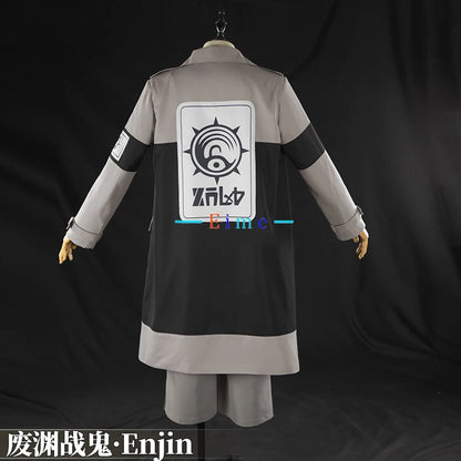 Gachiakuta: Enjin Cosplay Costume Cosplay Clothing Fancy Party Suit Coat Top Pants Halloween Carnival Uniforms Custom Made
