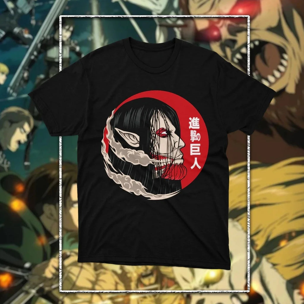 Attack on Titan: Graphic Printed T-shirt Men's and Women's T-shirt Men's Top Sports T-shirt 2026 Summer New