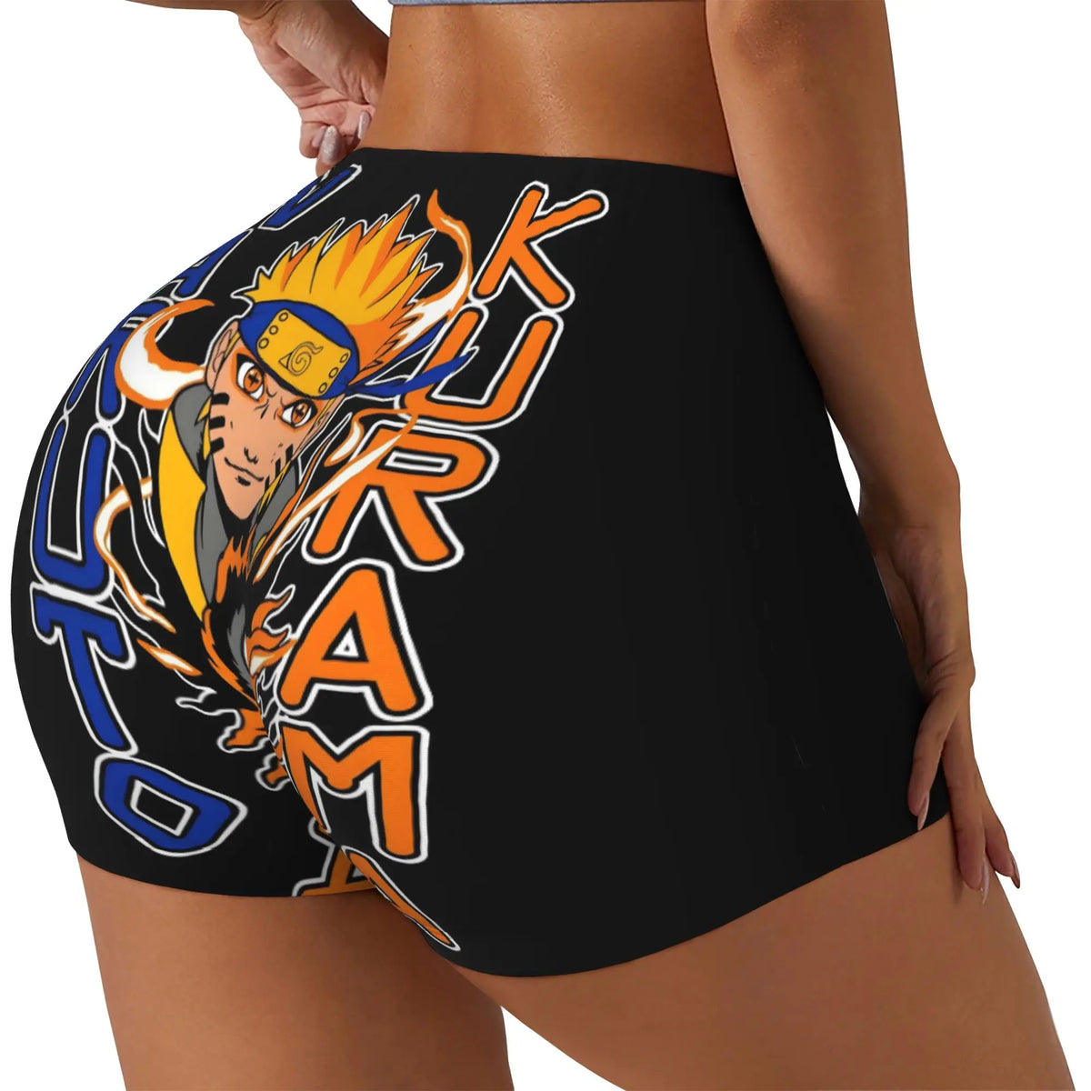 TV Manga Series N-Naruto Biker Running Gym Shorts Women Japane Anime  Athletic Workout Yoga Shorts