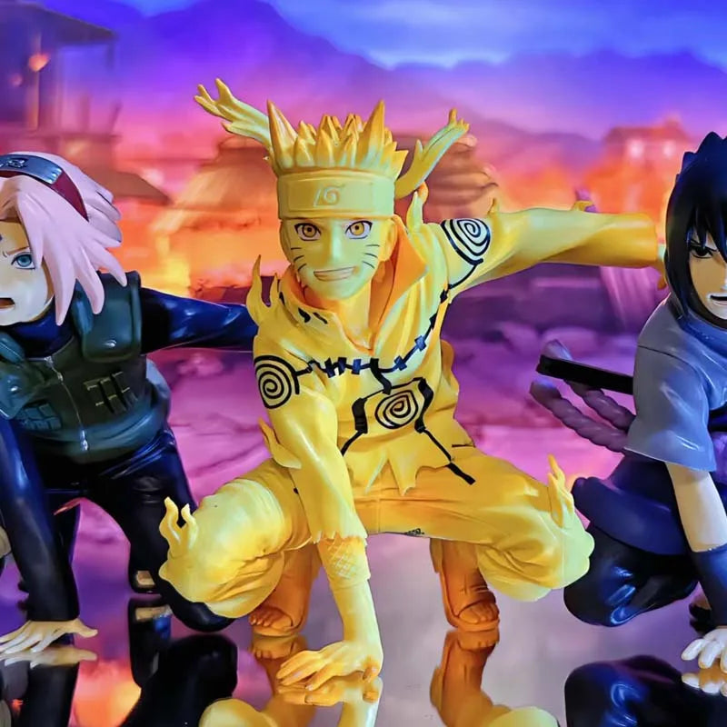 Naruto Shippuden: Figures GK Uzumaki Naruto Action Figures 10cm PVC Model Collection Periphery Toys Desktop Decoration Gift