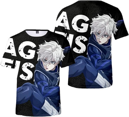 Blue Lock:  3D Printed T Shirt Fashion Harajuku Style Y2k Football T-shirt Oversized Short Sleeve Tops