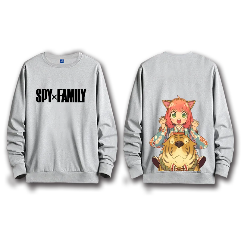Spy x Family: anime sweatshirts  women's round neck top couple round neck hoodie couple loose casual fashion