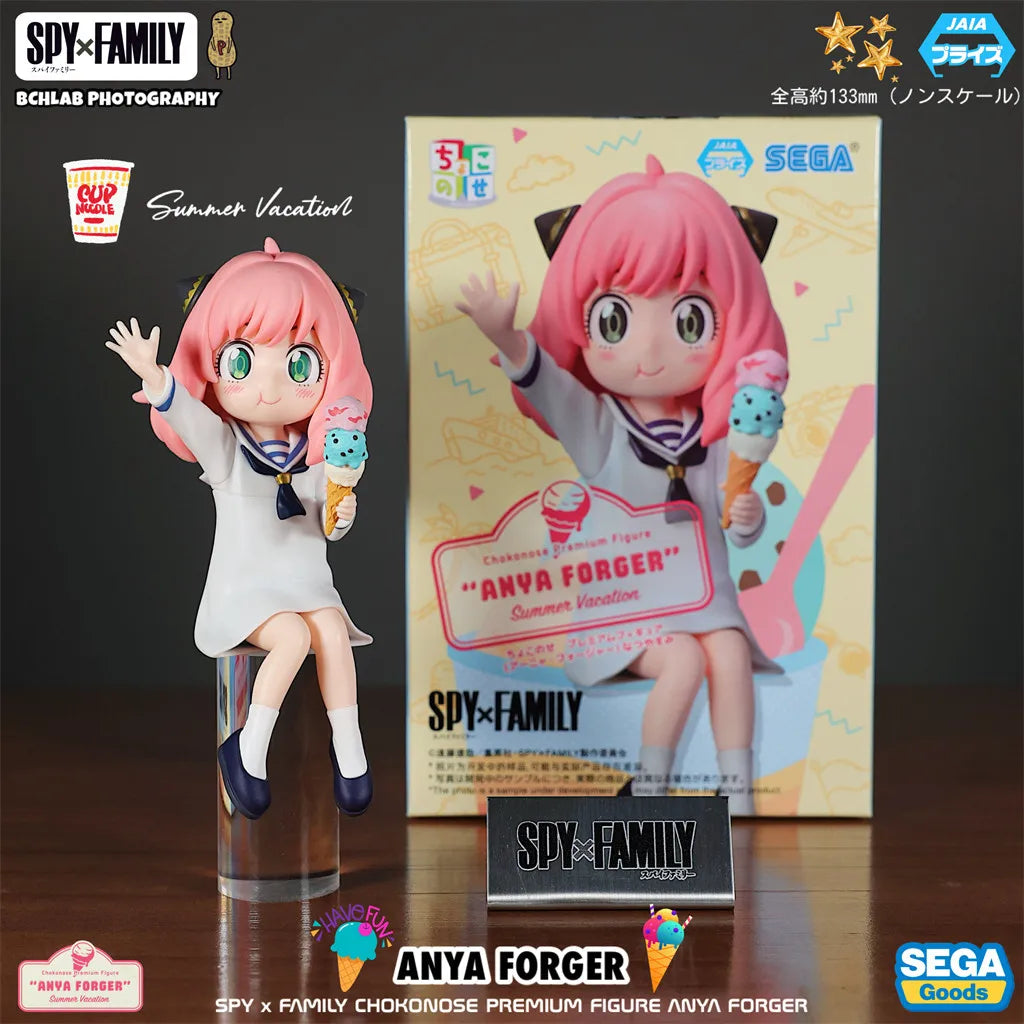 Spy x Family: Official SEGA Toy PM Series CODE White Movie Winter Outfit Statue Model Anya Yor Loid Forger Figure Anime Collectible