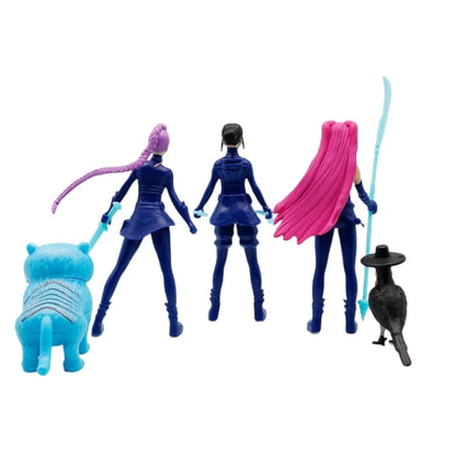 5pcs Anime Kpop Demon Hunters Derpys Tiger Ranimeumi Mira Zoey Sussy PVC Action Figure Toys  Anime Figurine Doll For Fans Gift