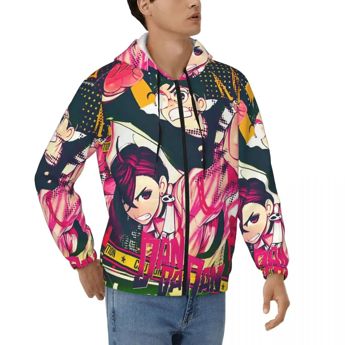 Dandadan: Zipper Hoodies Hip Hop Pullover Autumn Winter Men Women Sweatshirts Long Sleeve Tops